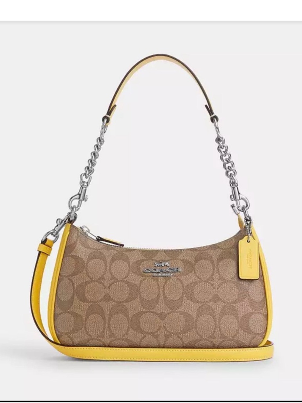 Coach Teri Shoulder Bag In Signature Canvas
